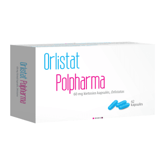 Orlistat Polpharma, Kietosios kapsulės, N42