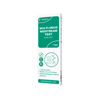 TESTERA 3 narkotinių medžiagų šoninio srauto testas, 1 vnt.
