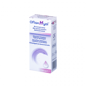OFTAXHYAL akių lašai, 10 ml