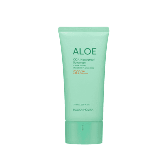 HOLIKA HOLIKA apsauginis kremas nuo saulės, SPF50+,  ALOE CICA WATERPROOF SUNSCREEN, 70 ml