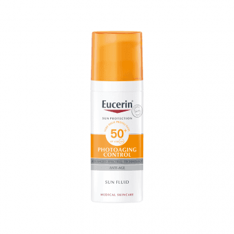 EUCERIN veido fluidas SUN PHOTOAGING CONTROL SPF 50+, 50 ml