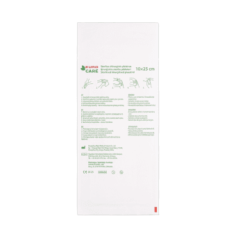 EUROCARE sterilus chirurginis pleistras, 10 x 25 cm, 1 vnt.