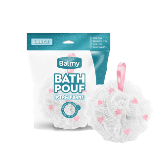 BALMY plaušinė LARGE BATH POUF, 1 vnt.
