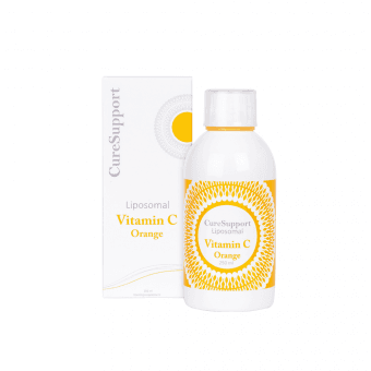 CURESUPPORT skystas vitaminas C liposomose ORANGE, apelsinų skonio, 250 ml