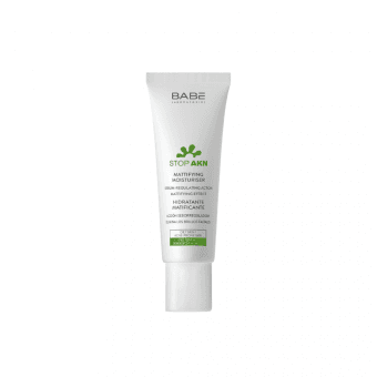 BABÉ drėkinamasis, matinį efektą suteikiantis veido kremas Stop AKN, 50 ml