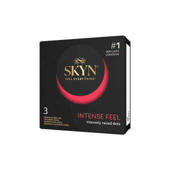 LIFESTYLES prezervatyvai SKYN INTENSE FEEL, 3 vnt.