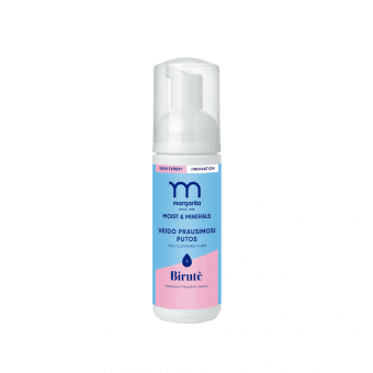 MARGARITA veido prausimosi putos su mineraliniu vandeniu „Birutė“ MOIST & MINERALS, 150 ml