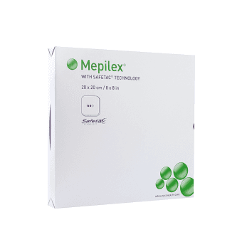 MEPILEX silikoninis tvarstis, 20 x 20 cm, 5 vnt.