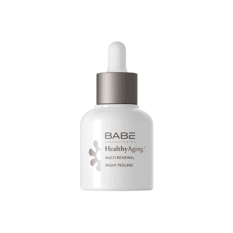 BABE daugiafunkcis naktinis rūgštinis odos šveitiklis HEALTHY AGING+, 30 ml