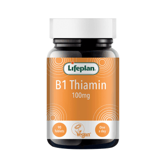 LIFEPLAN VITAMINAS B1 100 mg, 90 tablečių