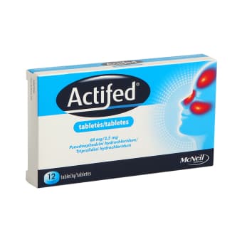 ACTIFED, Tabletės, N12