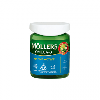 MÖLLER'S MAGNE ACTIVE, 90 kapsulių