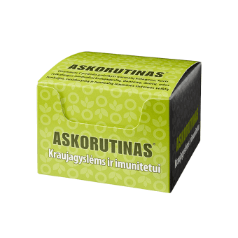 ASKORUTINAS, 20 tablečių
