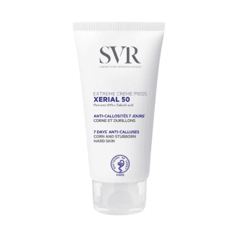 SVR kojų kremas su šlapalu itin kietų pėdų su nuospaudomis priežiūrai XERIAL 50 EXTREME CREME PIEDS, 50 ml