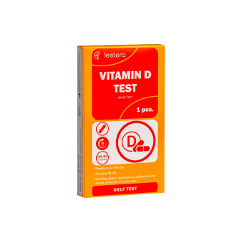 TESTERA vitamino D testas, 1 vnt.