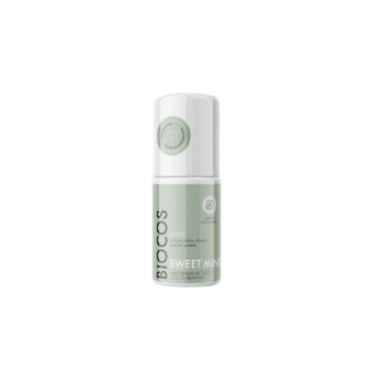 BIOCOS natūralus alūno dezodorantas su ženšeniu SWEET MINT, 60 ml