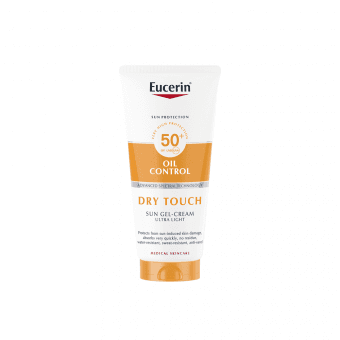 EUCERIN gelis-kremas kūnui OIL CONTROL DRY TOUCH, SPF 50+, 200 ml