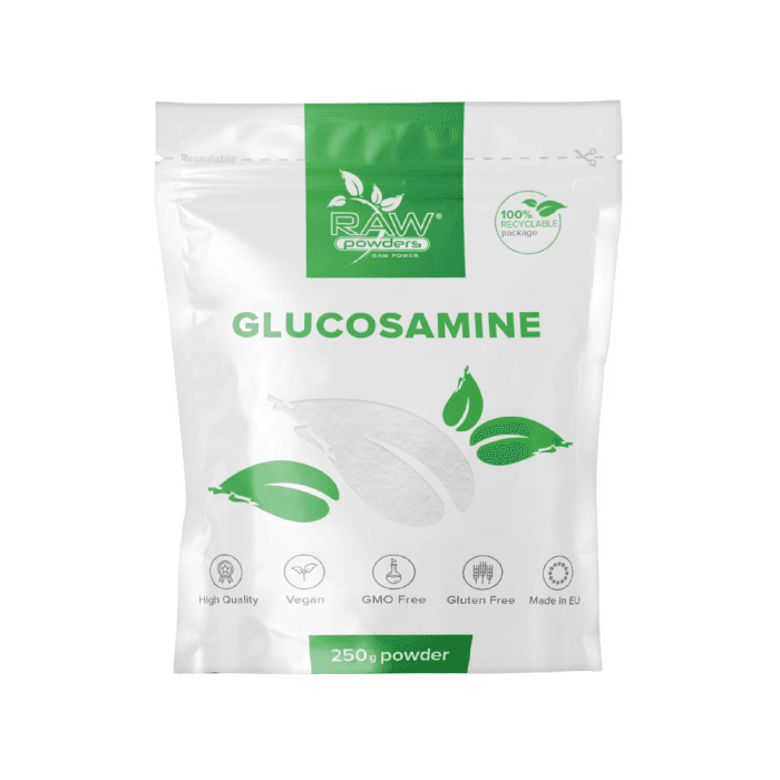 RAW POWDERS GLIUKOZAMINAS, 250 g