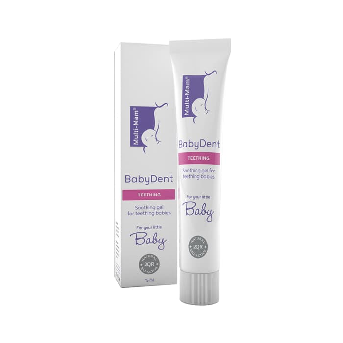 MULTI-MAM gelis dygstantiems dantukams BABYDENT, 15 ml