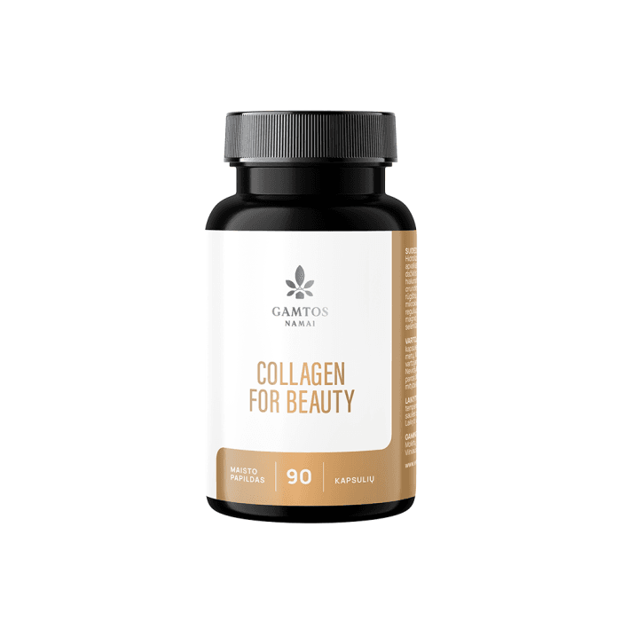 GAMTOS NAMAI COLLAGEN FOR BEAUTY, 90 kietųjų kapsulių