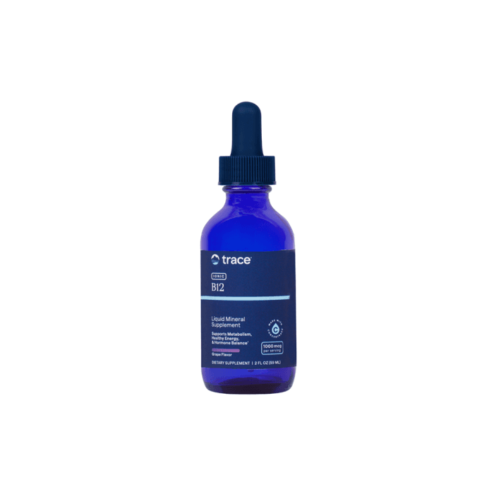 TRACE MINERALS skystas vitaminas B12 su mineralais, 59 ml
