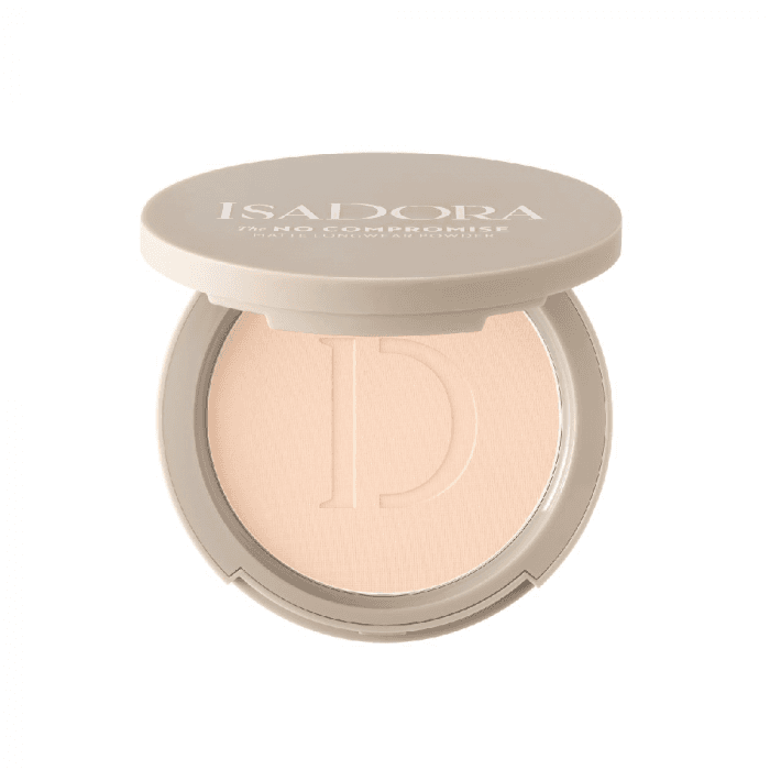 ISADORA kompaktinė pudra THE NO COMPROMISE, Nr. 60, 7 g