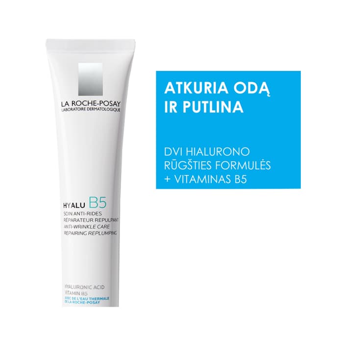 LA ROCHE-POSAY drėkinamasis kremas HYALU B5, 40 ml-2