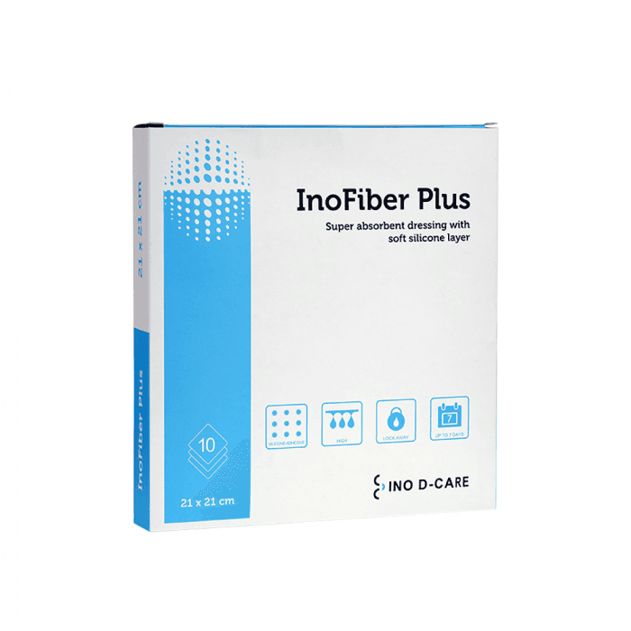 INOFIBER silikoninis tvarstis PLUS, 21 x 21 cm, 10 vnt.