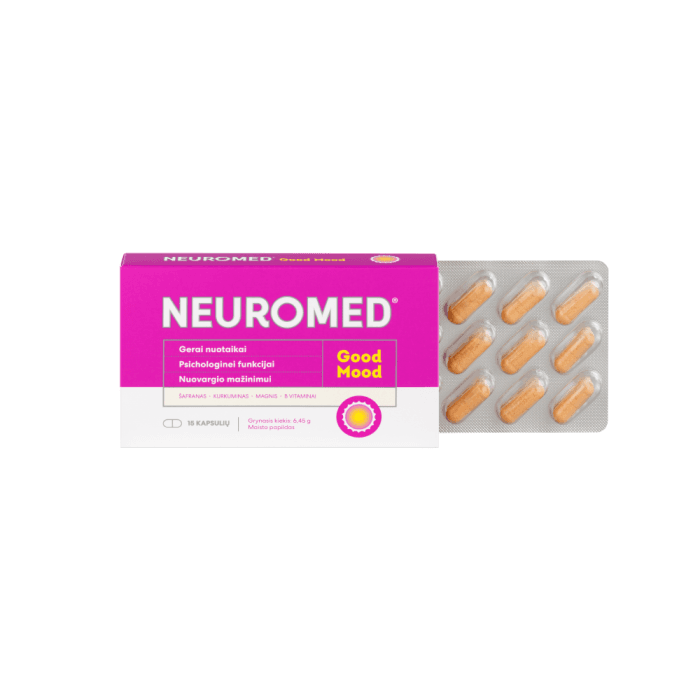 NEUROMED GOOD MOOD, nuo 12 m., 15 kapsulių-3