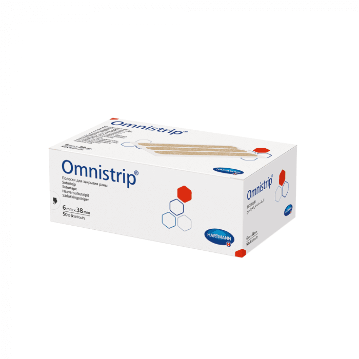 HARTMANN  žaizdą užverianti sterili juostelė OMNISTRIP, 6 x 38 mm, 6 vnt.-3