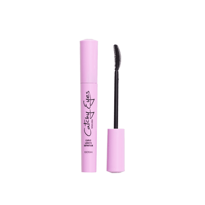 GOSH blakstienų tušas jautrioms akims CATCHY EYES, Extreme Black, 8 ml