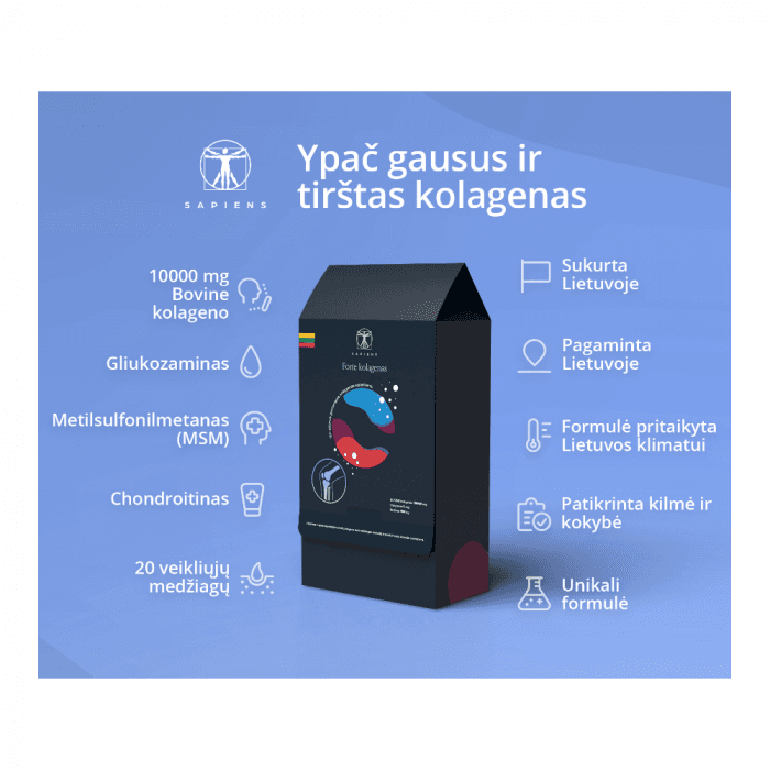 SAPIENS D FORTE KOLAGENAS, apelsinų skonio, 500 ml-3