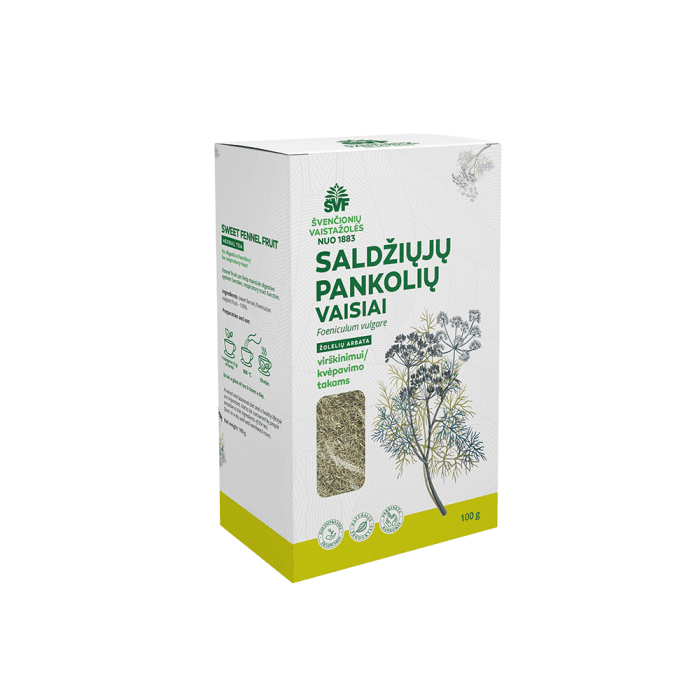 ŠVF žolelių arbata SALDŽIŲJŲ PANKOLIŲ VAISIAI, 100 g
