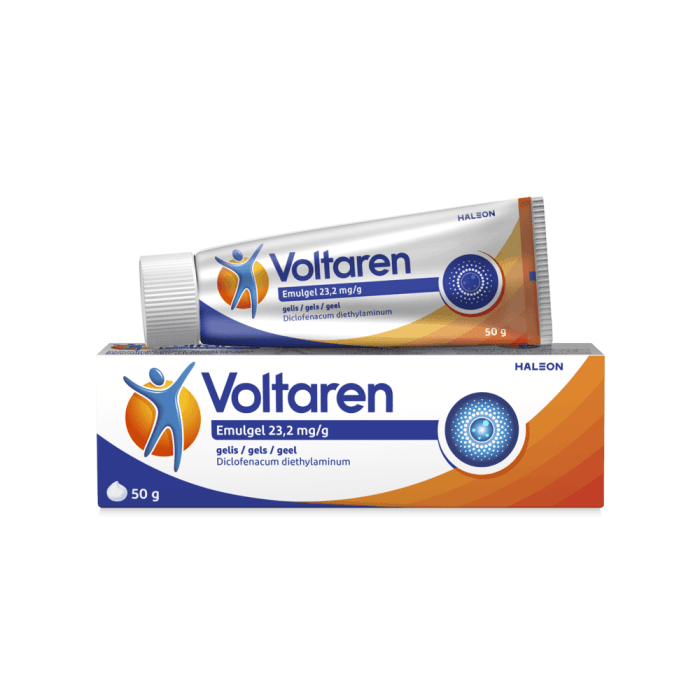 VOLTAREN EMULGEL, 23,2 mg/g, 50 g, Gelis, N1-2