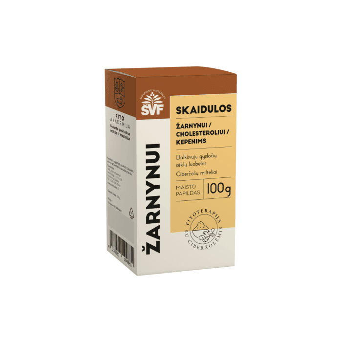 ŠVF SKAIDULOS ŽARNYNUI, CHOLESTEROLIUI, KEPENIMS, 100 g-2