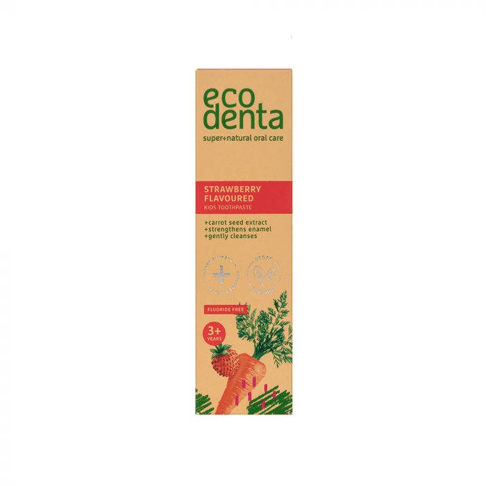 ECODENTA žemuogių kvapo dantų pasta vaikams, 75 ml-2