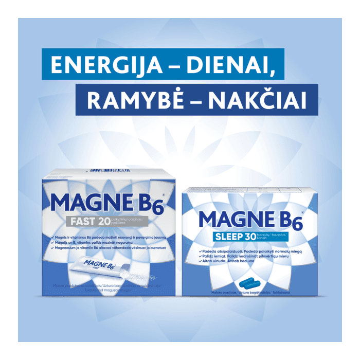MAGNE B6 SLEEP (magnis miegui), 30 kapsulių-3