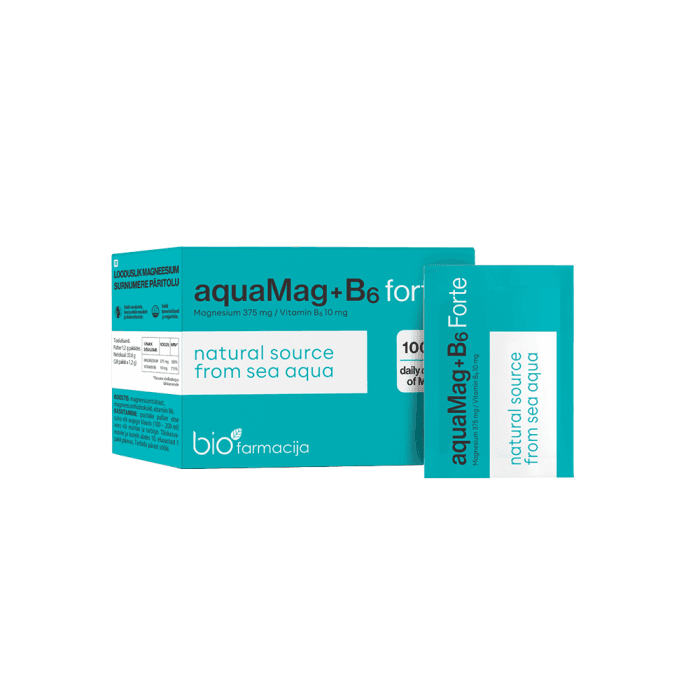 AQUAMAG + B6 FORTE, 28 pakeliai