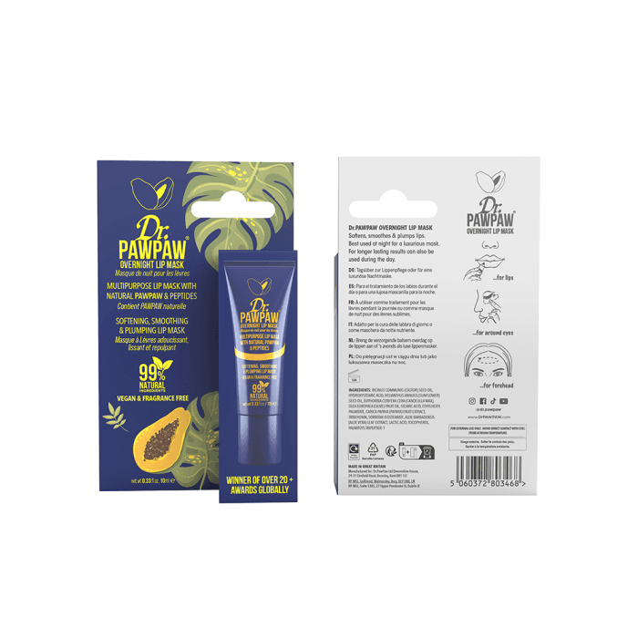 DR. PAWPAW naktinė lūpų kaukė-balzamas OVERNIGHT, 10 ml-1