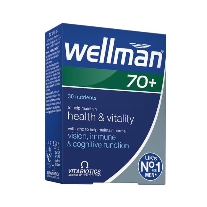 WELLMAN 70+, 30 dengtų tablečių