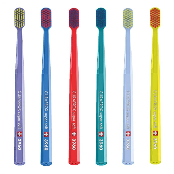 CURAPROX dantų šepetėlis CS 3960 SUPER SOFT, labai minkštas, 1 vnt.-2