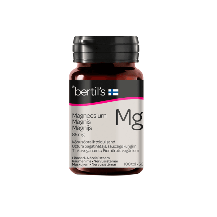 BERTIL´S KELASIN MAGNIS 85 MG, 100 tablečių