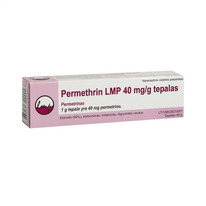 Permethrin LMP, 40mg/g, 40 g, Tepalas, N1-2