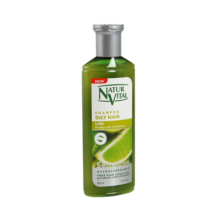 NATUR VITAL riebių plaukų šampūnas su žaliosiomis citrinomis SENSITIVE, LT-EKO-001, 300 ml-2