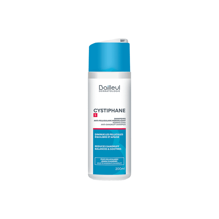 BAILLEUL normalizuojantis šampūnas nuo pleiskanų CYSTIPHANE S, 200 ml