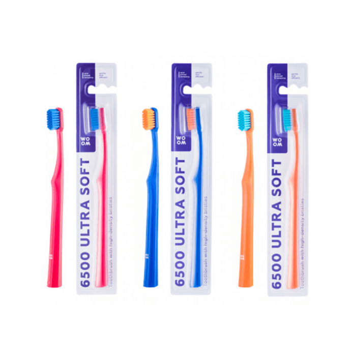WOOM labai minkštas dantų šepetėlis 6500 ULTRA SOFT, 1 vnt.-1