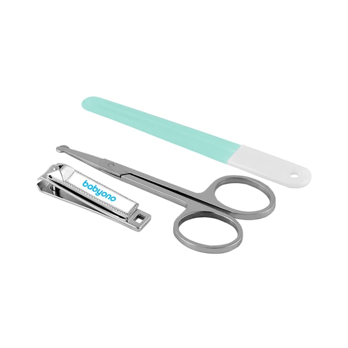 BABYONO COSMETIC manikiūro rinkinys, mėtinė spalva, 1 vnt.