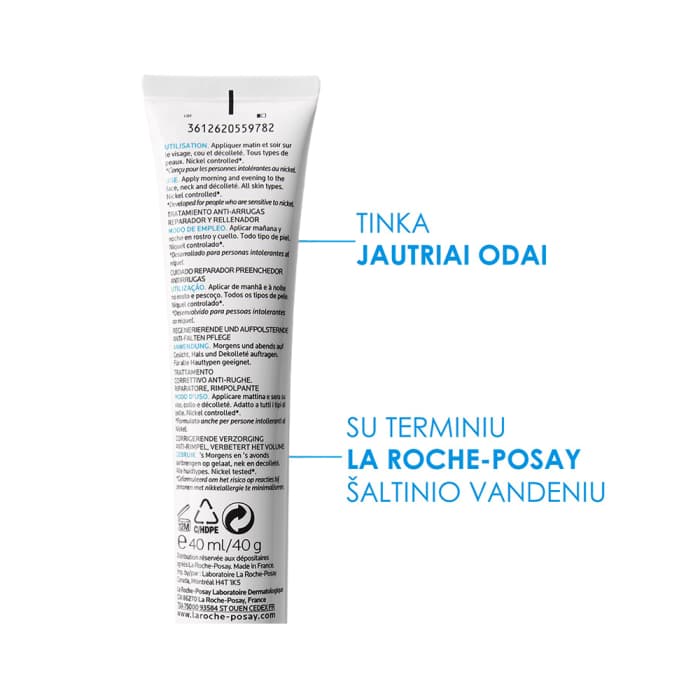 LA ROCHE-POSAY drėkinamasis kremas HYALU B5, 40 ml-3