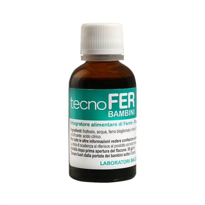 TECNOFER lašai vaikams BAMBINI, 30 ml+Pipetė, 1 vnt.-2