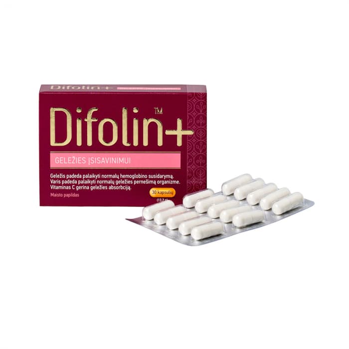 DIFOLIN +, 30 kapsulių-3